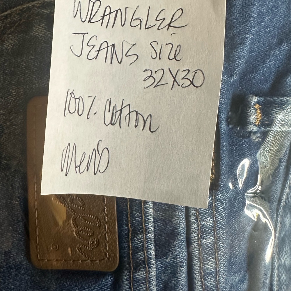 Wrangler Jeans Cowboy Original Fit Blue Straight Western Denim 936 Size 32x30 - Picture 8 of 9